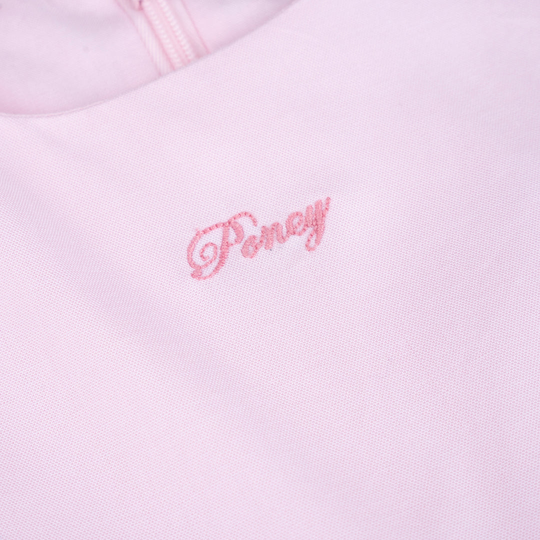 Poney Girls Baby Pink Short Sleeve Dress
