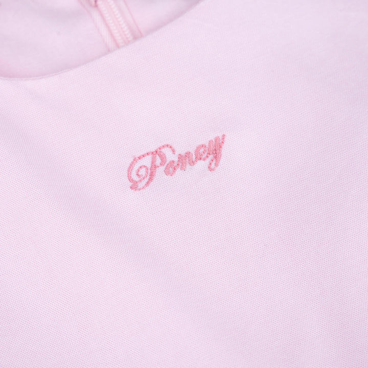 Poney Girls Baby Pink Short Sleeve Dress