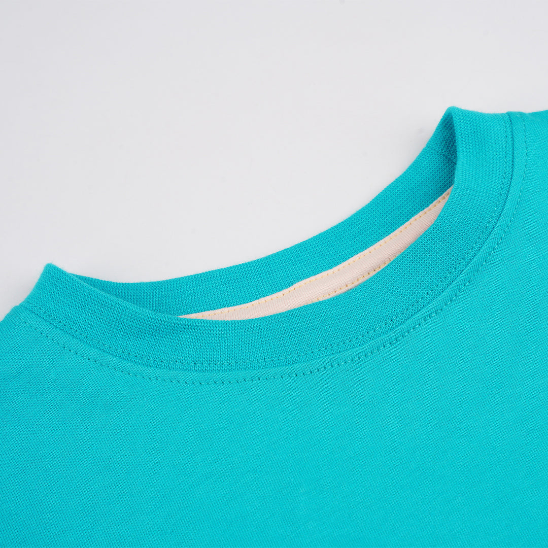 Poney Boys Turquoise Pleasure To Be A Dino Short Sleeve Tee