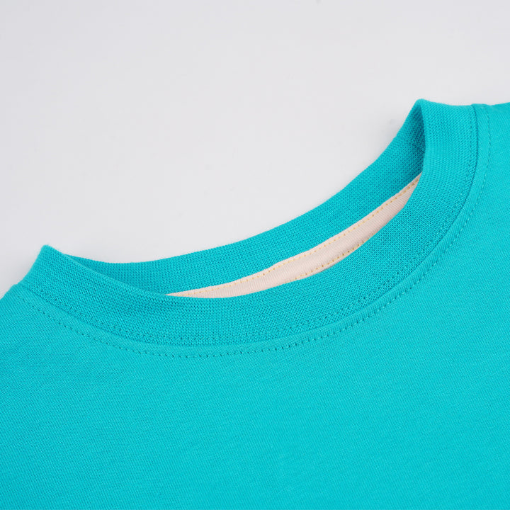 Poney Boys Turquoise Pleasure To Be A Dino Short Sleeve Tee