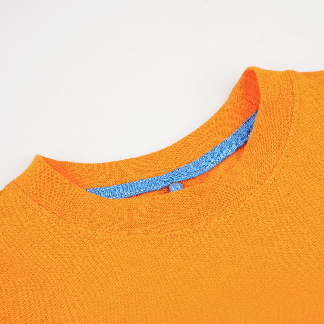 Poney Boys Orange Off The Road Short Sleeve Tee