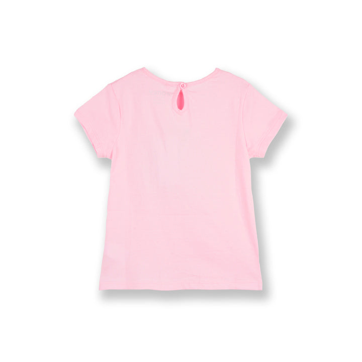Poney Girls Lt.Pink Don't Hurry Be Happy Short Sleeve Tee