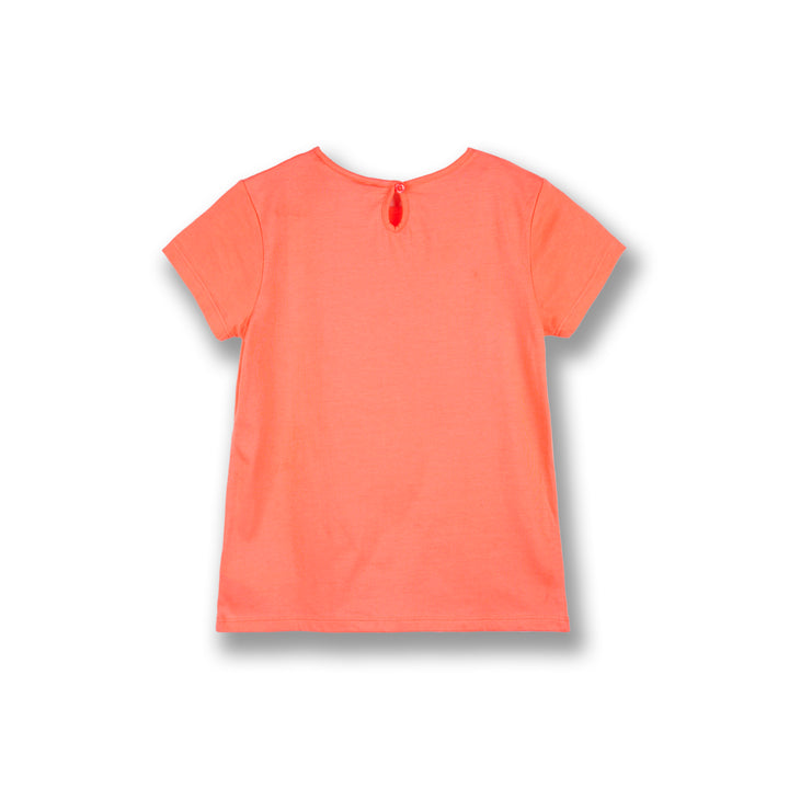 Poney Girls Orange You Are Enough Poney Short Sleeve Tee