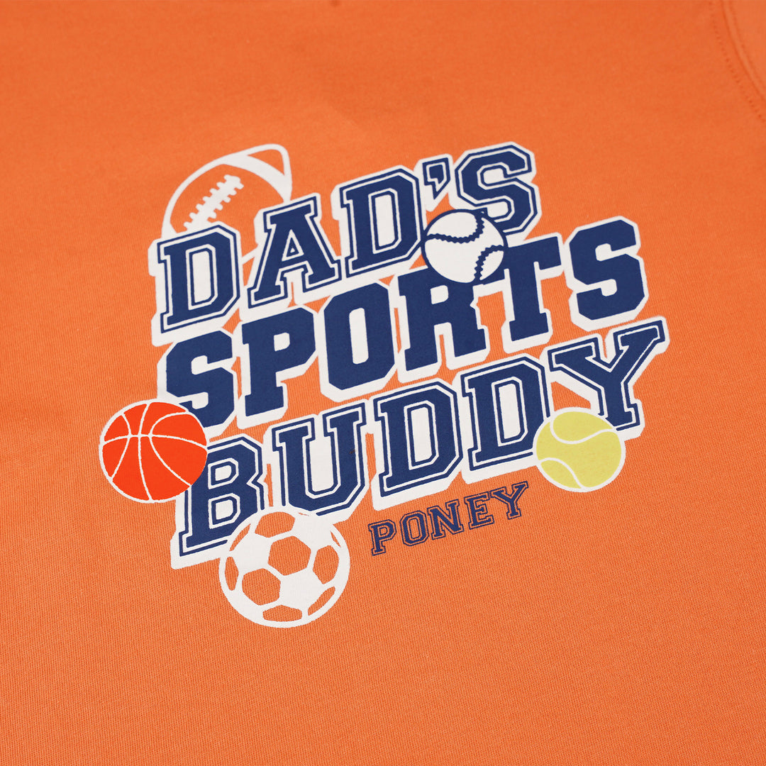 Poney Boys Brown Dad's Sports Buddy Short Sleeve Tee