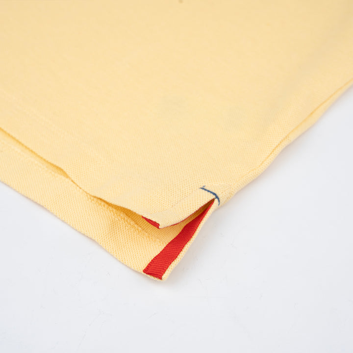 Poney Boys Light Yellow Classic Icon Short Sleeve Polo