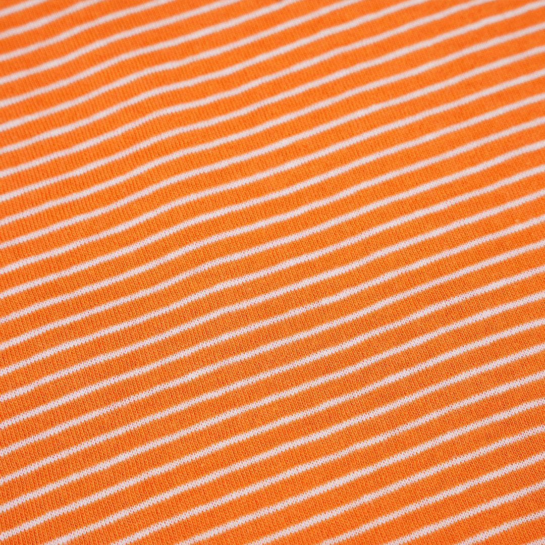Poney Baby Boys Orange Stripes Yarn Dyed Sleeveless Tee
