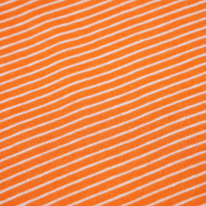 Poney Baby Boys Orange Stripes Yarn Dyed Sleeveless Tee