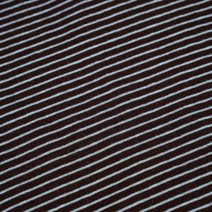 Poney Baby Boys Brown Stripes Yarn Dyed Sleeveless Tee