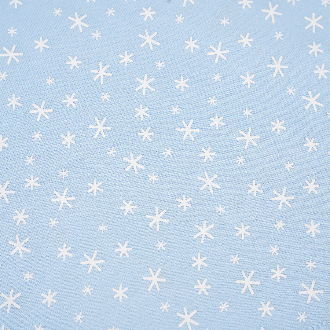 Poney Baby Girls Light Blue Starry White Spaghetti Top