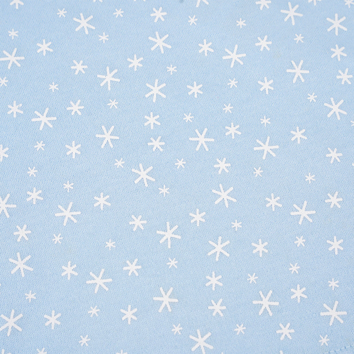 Poney Baby Girls Light Blue Starry White Spaghetti Top