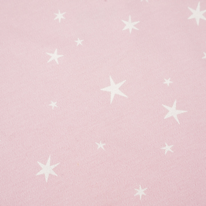 Poney Baby Girls Pink Starry White Spaghetti Top