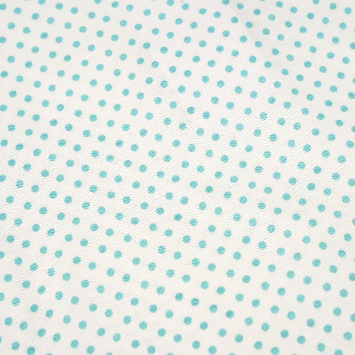 Poney Baby Girls White Blue Breeze Polka Short Sleeve Tee