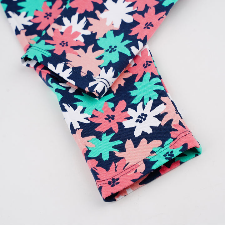 Poney Baby Girls Navy Ditsy Floral Legging