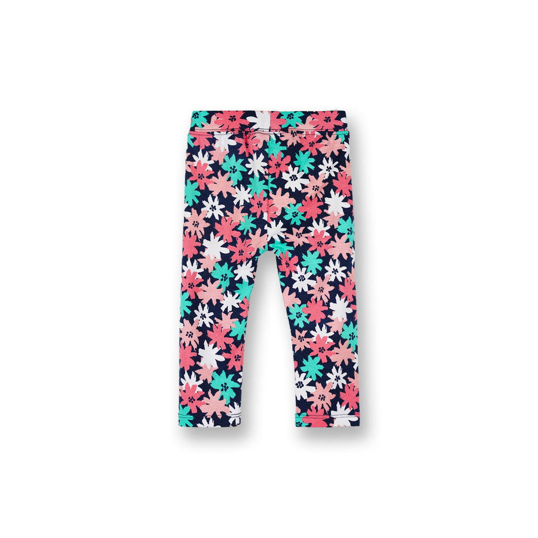 Poney Baby Girls Navy Ditsy Floral Legging