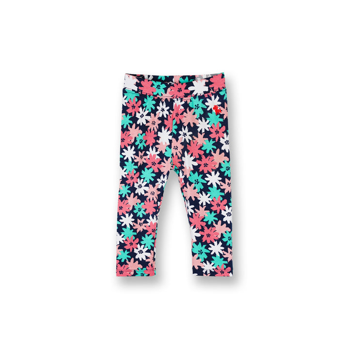 Poney Baby Girls Navy Ditsy Floral Legging