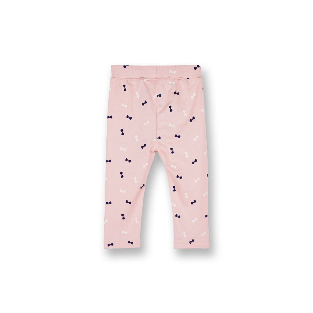 Poney Baby Girls Pink Mellow Ribbon Legging