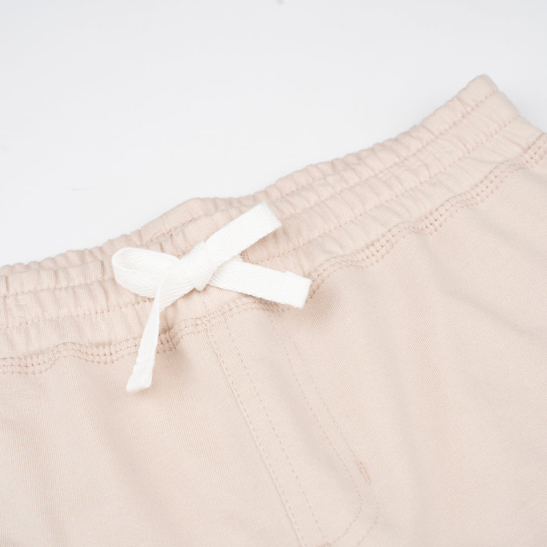 Poney Boys Light Grey Almond Peach Logo Bermuda