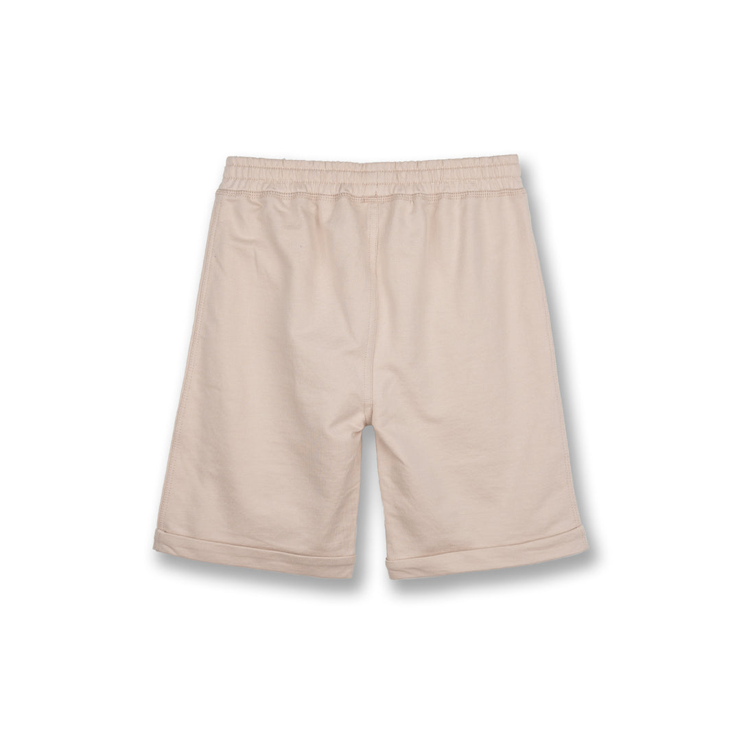 Poney Boys Light Grey Almond Peach Logo Bermuda