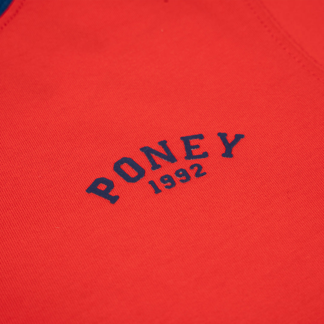 Poney Boys Red Icon 1992 Logo Short Sleeve Tee