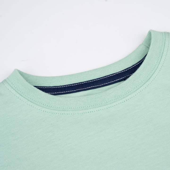 Poney Boys Green Icon P Logo Short Sleeve Tee