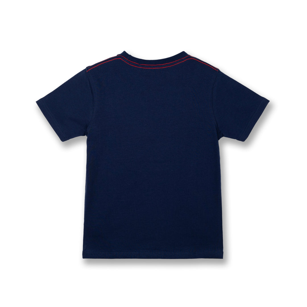 Poney Boys Navy Icon 1992 Logo Short Sleeve Tee