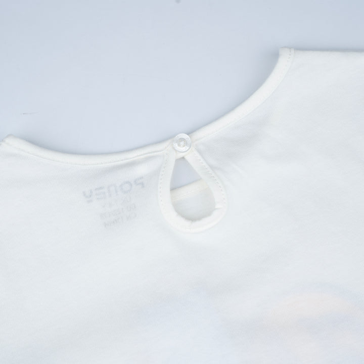 Poney Girls White Class Of 1992 Poney Long Sleeve Tee