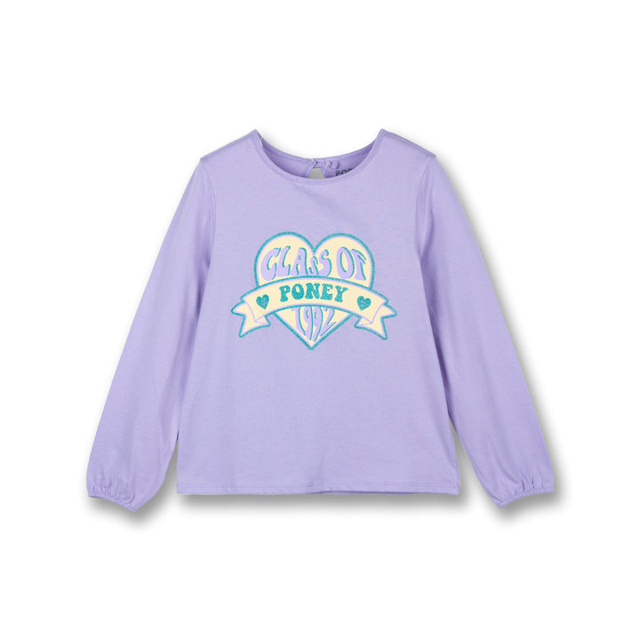 Poney Girls Purple Class Of 1992 Poney Long Sleeve Tee