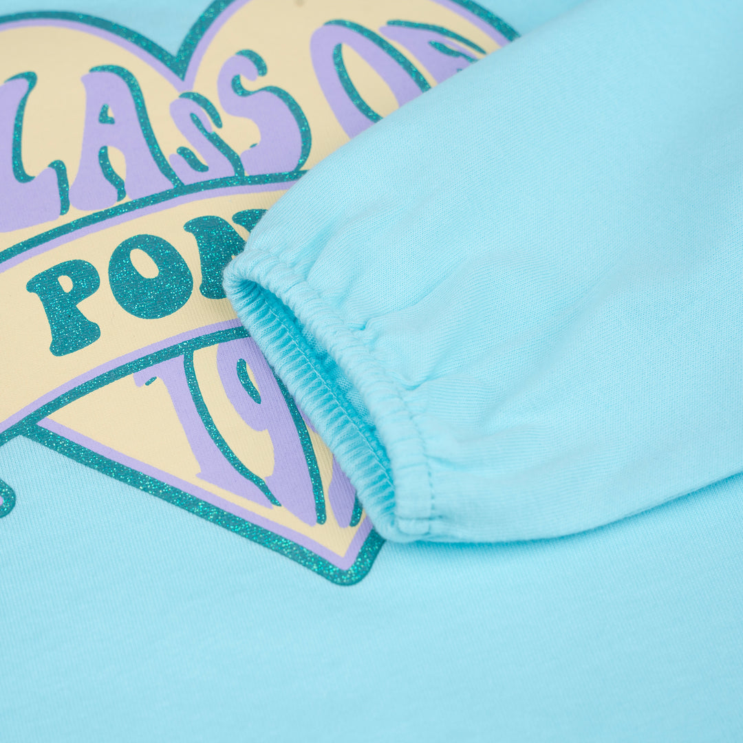 Poney Girls Turquoise Class Of 1992 Poney Long Sleeve Tee
