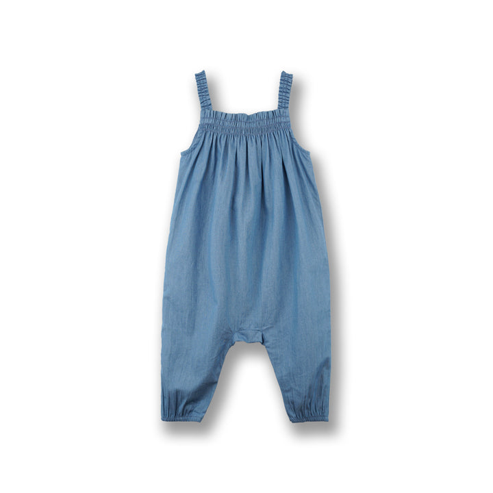 Poney Girls Dusk Blue Sleeveless Romper