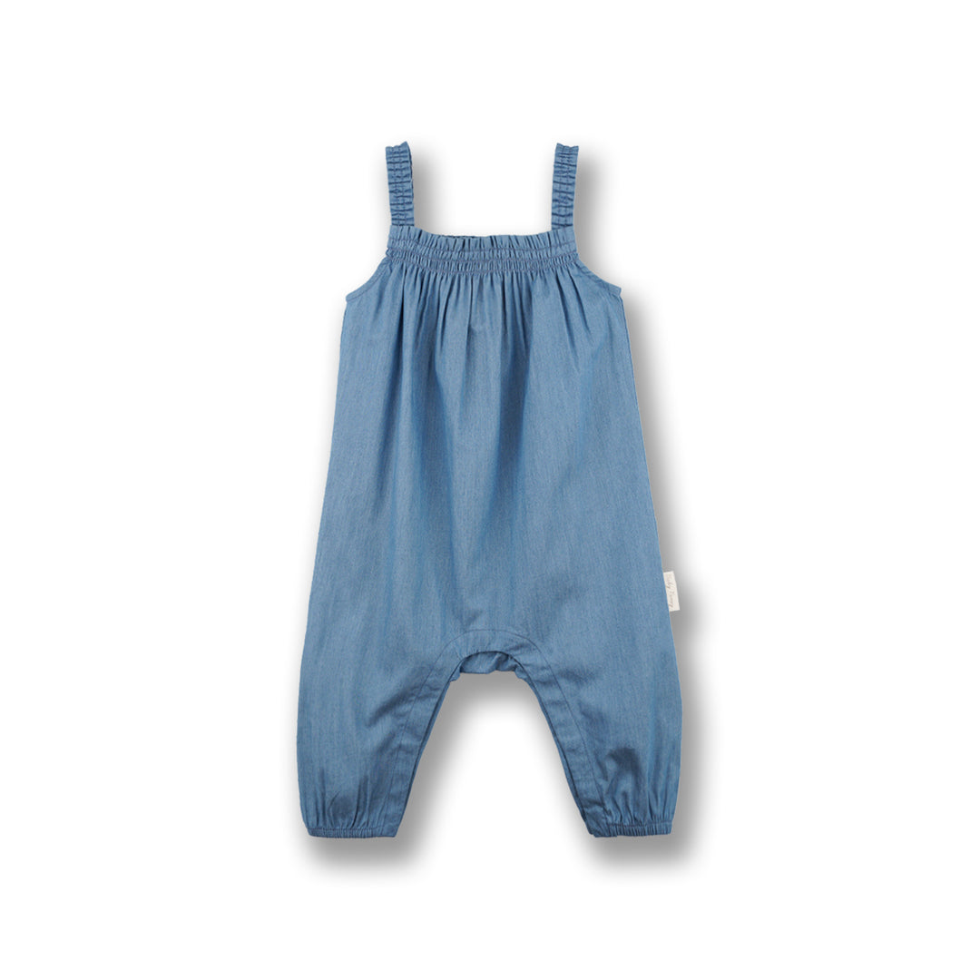 Poney Girls Dusk Blue Sleeveless Romper