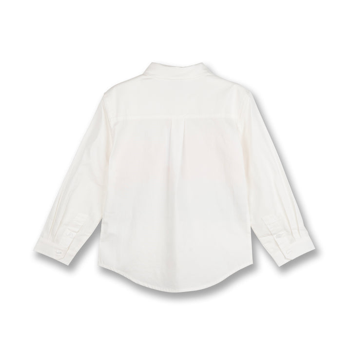 Poney Boys White Isaac Party Choice Long Sleeve Shirt