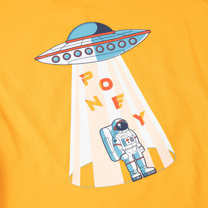 Poney Boys Orange Let’s Go Planet Hopping! Short Sleeve Tee