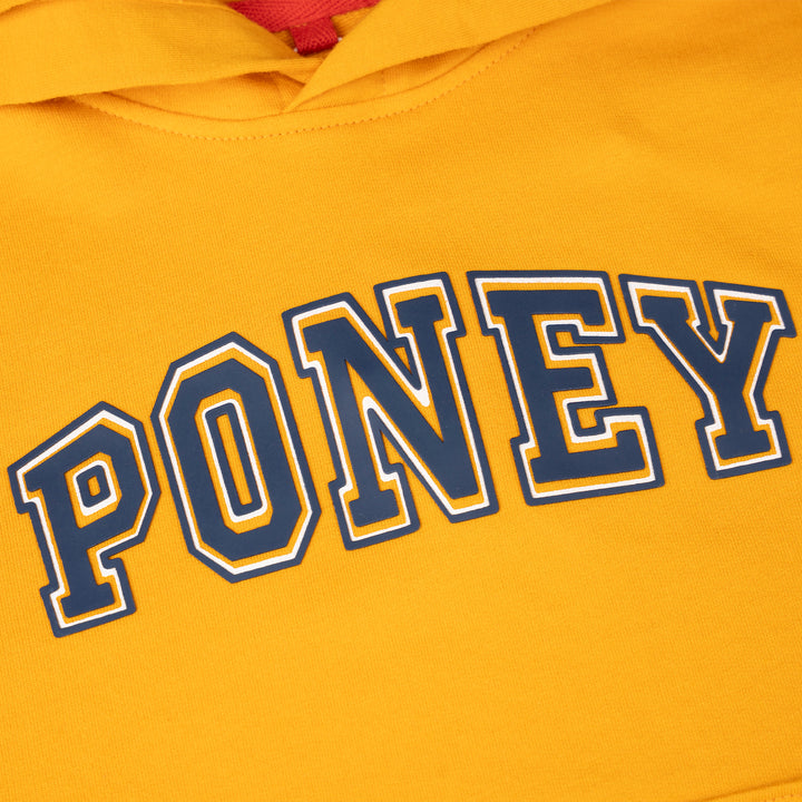Poney Boys Mustard Poney Iconic Long Sleeve Hoodie