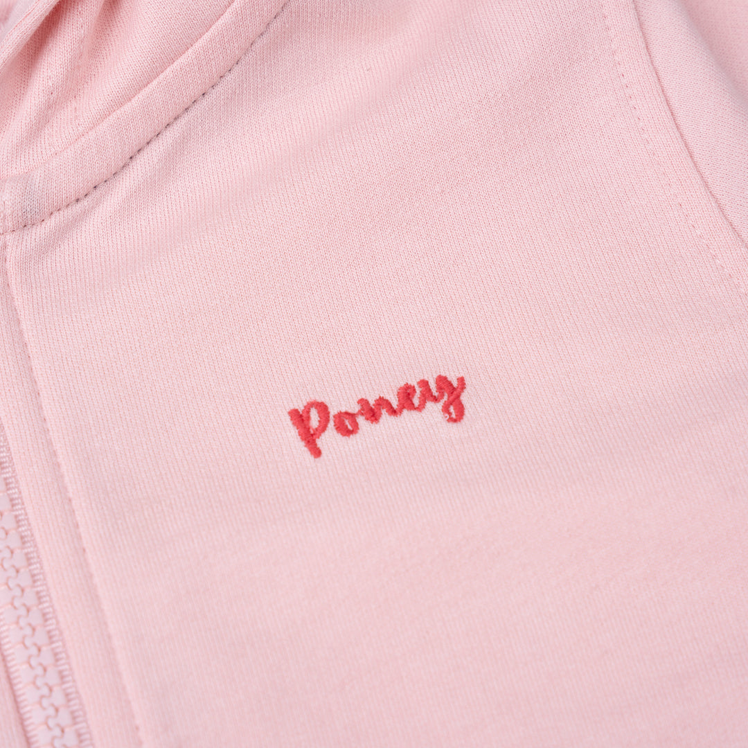 Poney Girls Light Pink Logo Jacket