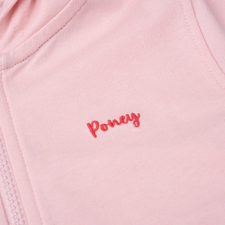 Poney Girls Light Pink Logo Jacket