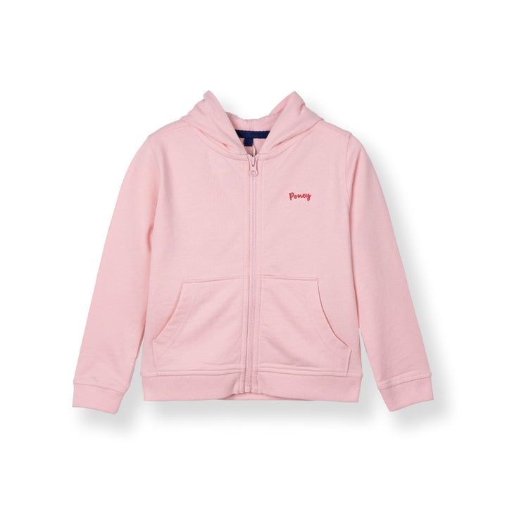 Poney Girls Light Pink Logo Jacket