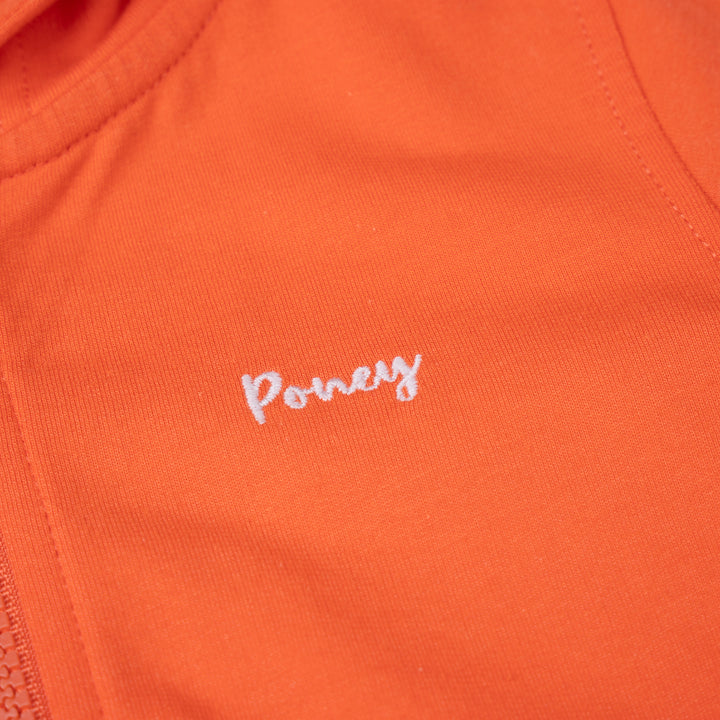 Poney Girls Orange Logo Jacket