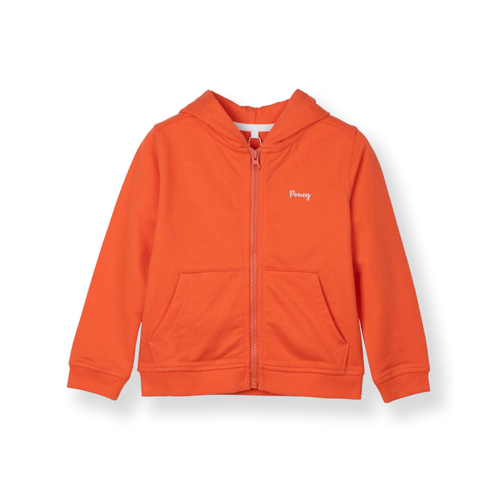 Poney Girls Orange Logo Jacket