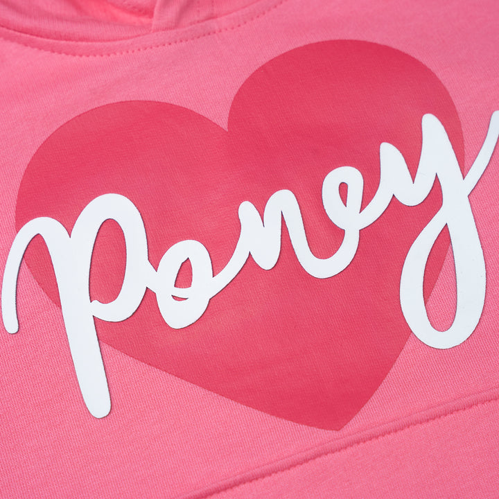 Poney Girls Pink Iconic Hoodie