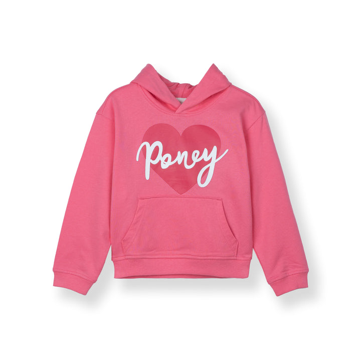 Poney Girls Pink Iconic Hoodie