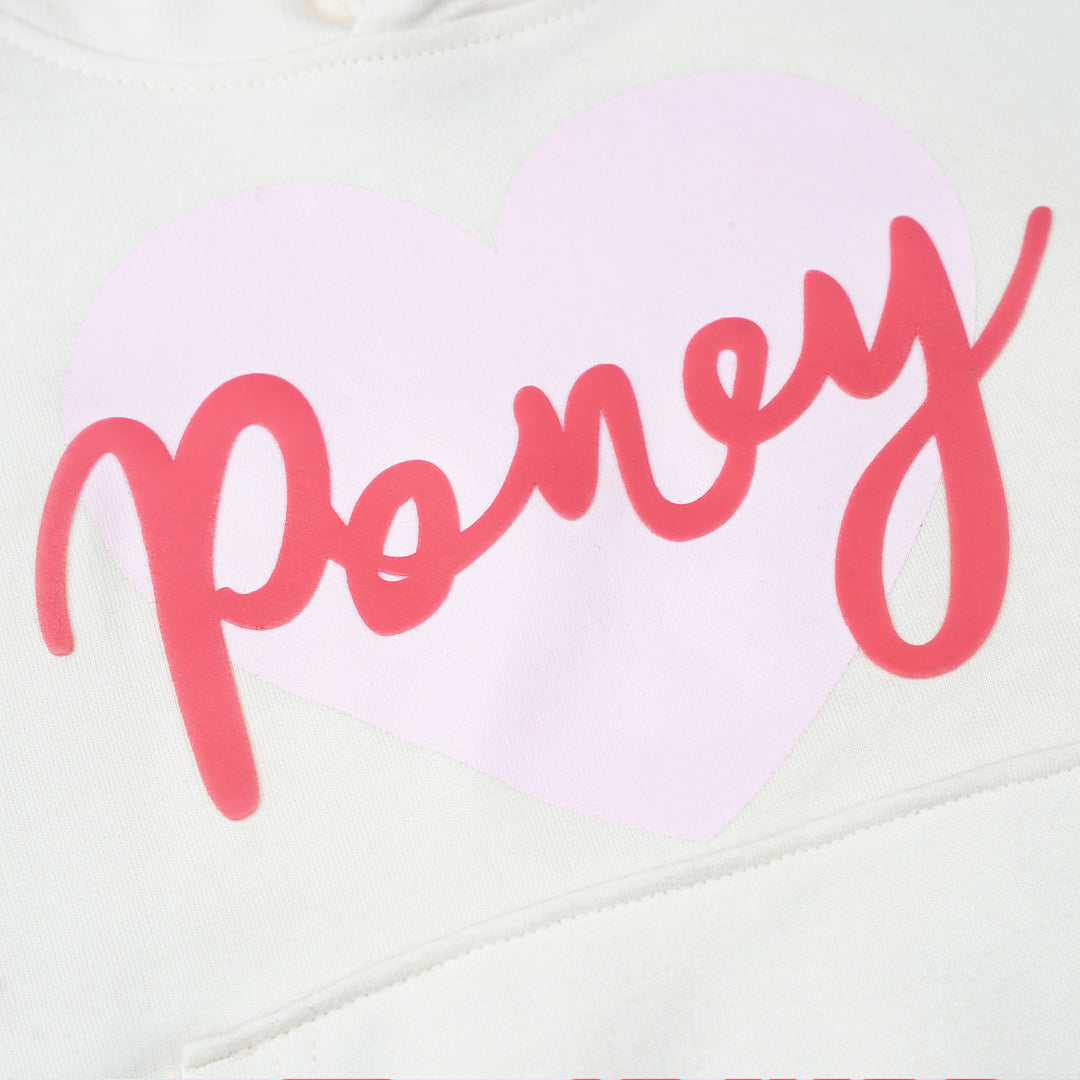 Poney Girls Cream Iconic Hoodie
