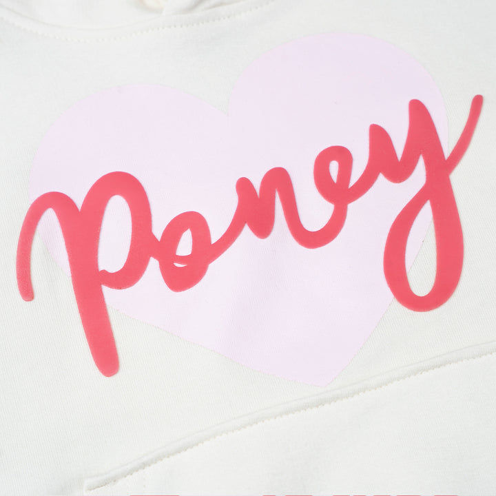 Poney Girls Cream Iconic Hoodie