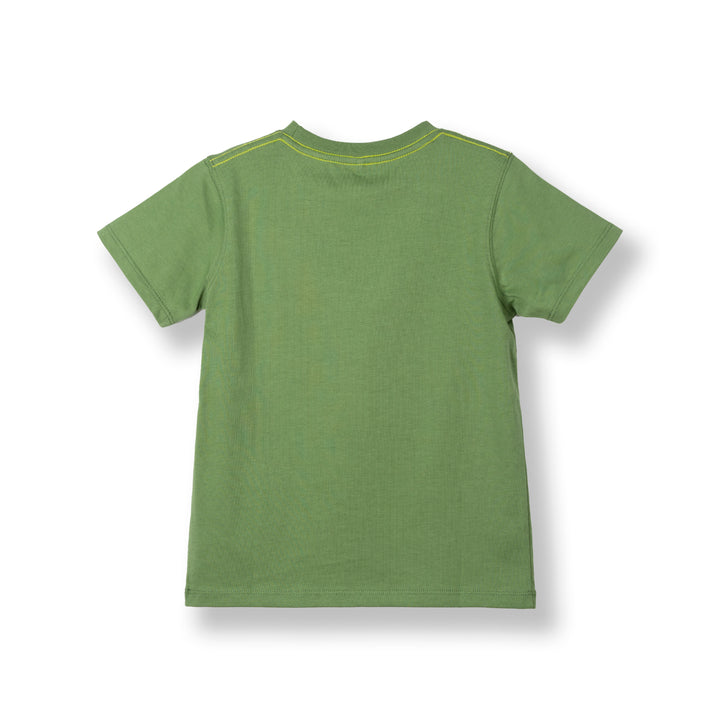 Poney Boys Green Jom Main Gasing! Short Sleeve Tee