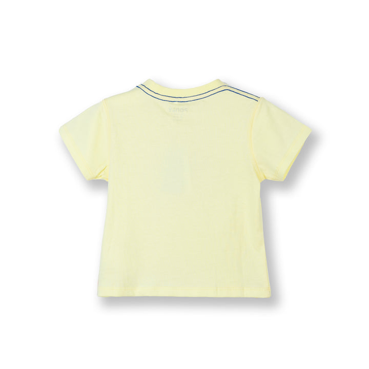 Baby Boy Yellow Poney Logo Tee 2240261