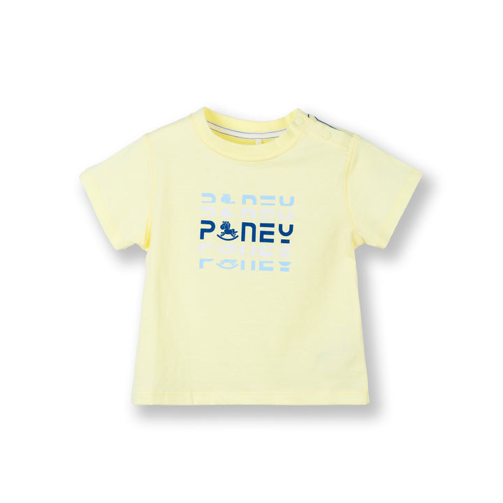 Baby Boy Yellow Poney Logo Tee 2240261