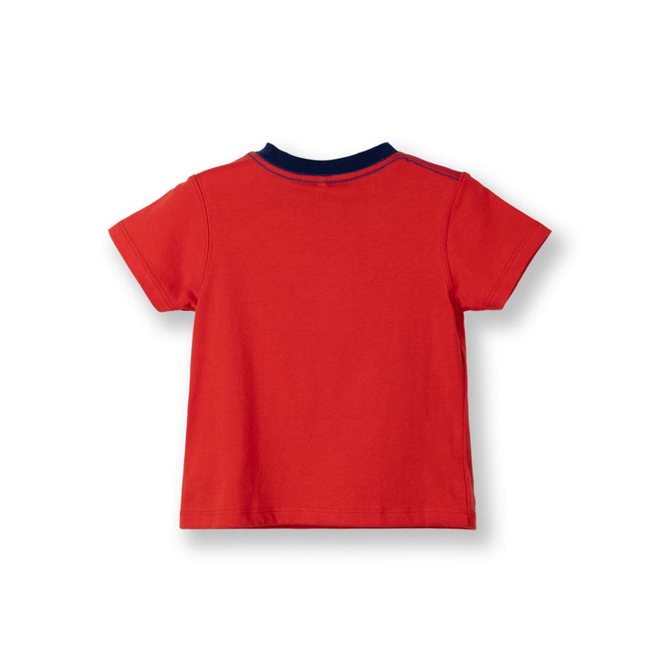 Baby Boy Red Poney Logo Tee 2240262