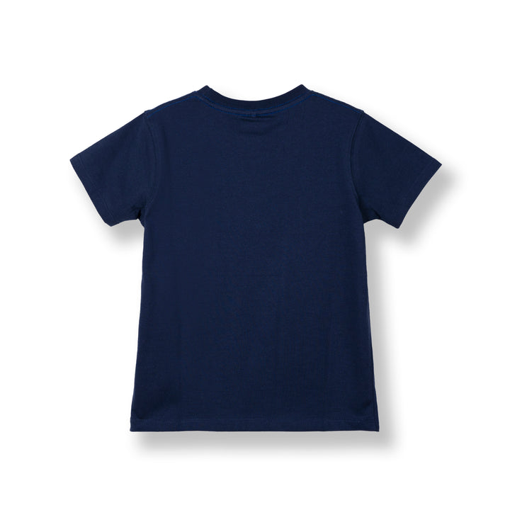 Poney Boys Navy Poney Logo Short Sleeve Tee 2240300