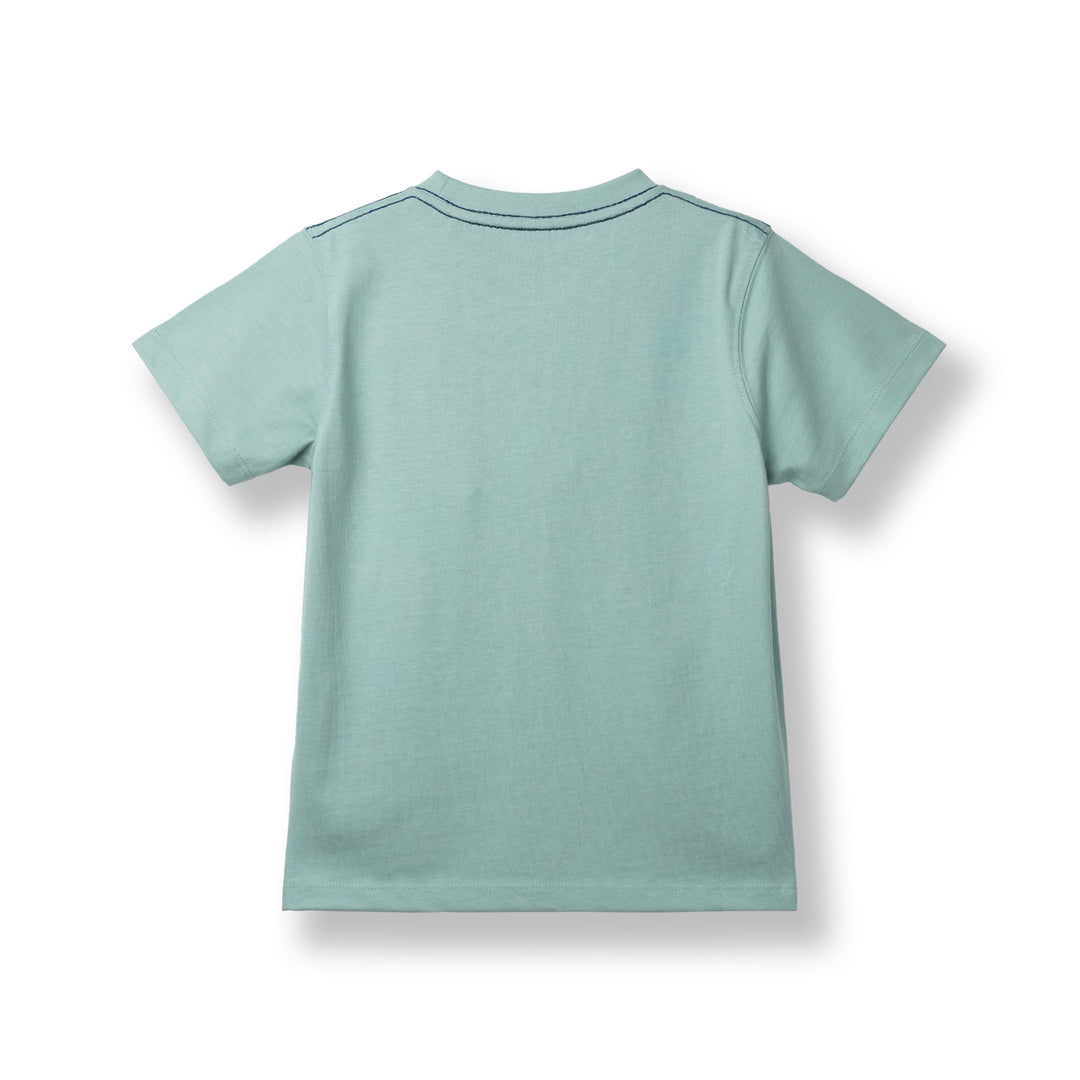 Poney Unisex Green Poney Logo Short Sleeve Tee