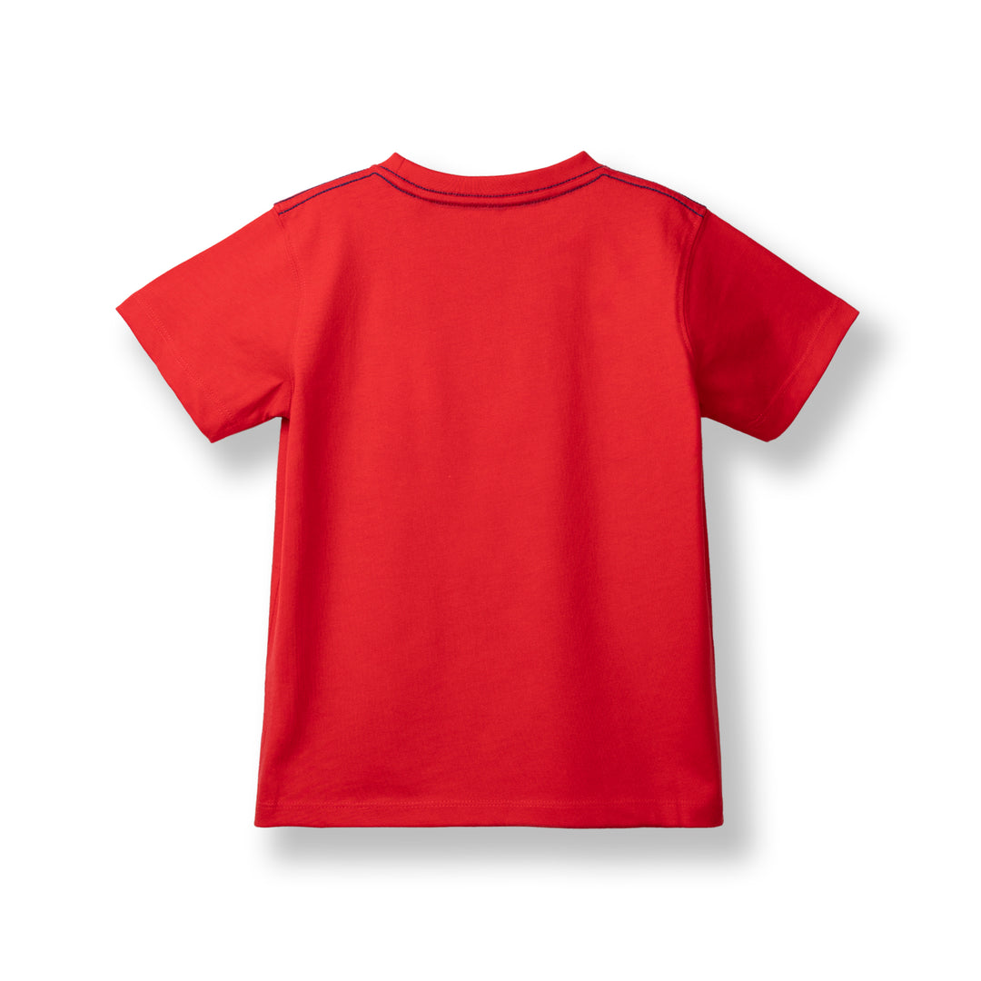 Poney Unisex Red Poney Logo Short Sleeve Tee