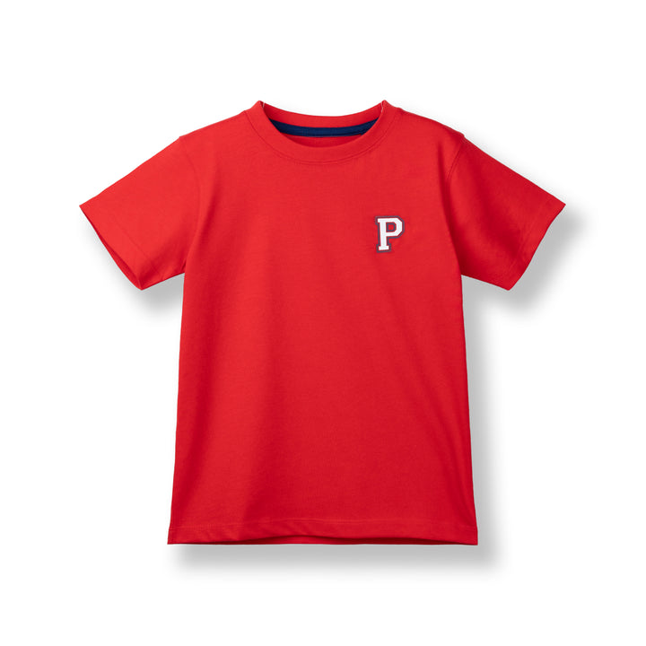 Poney Unisex Red Poney Logo Short Sleeve Tee